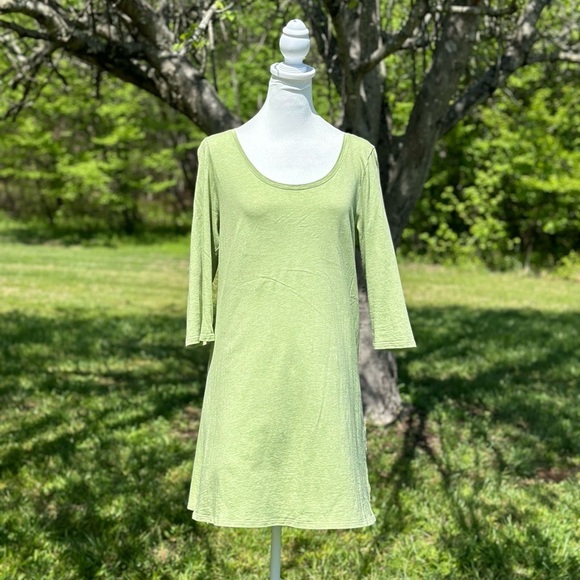 J. Jill Pure Jill Cotton‎ Modal Blend Ballet Sleeve Long Tunic Shirt Size Medium - Picture 1 of 5